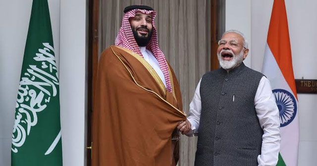 modi with saudi king