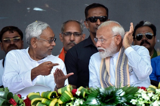 nithish kumar and modi