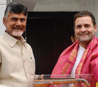 rahul gandhi and chandrababu naidu