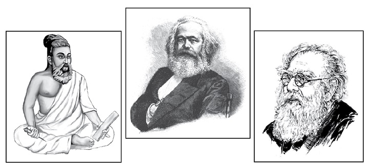 valluvar marx and periyar