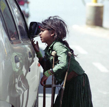 child begger 348