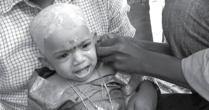 ear piercing