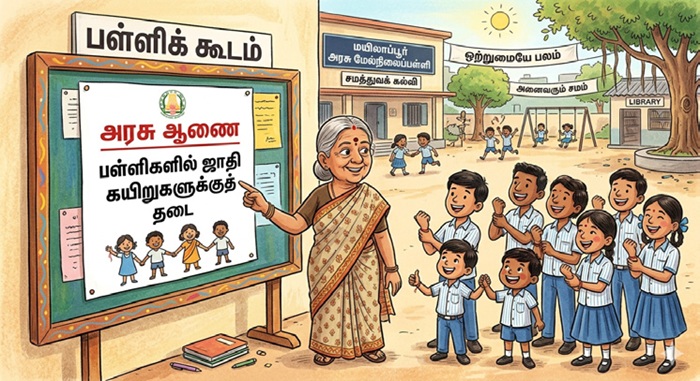 govt orders to remove caste symbols