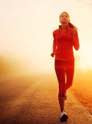 lady in exercise