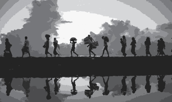 migrating people