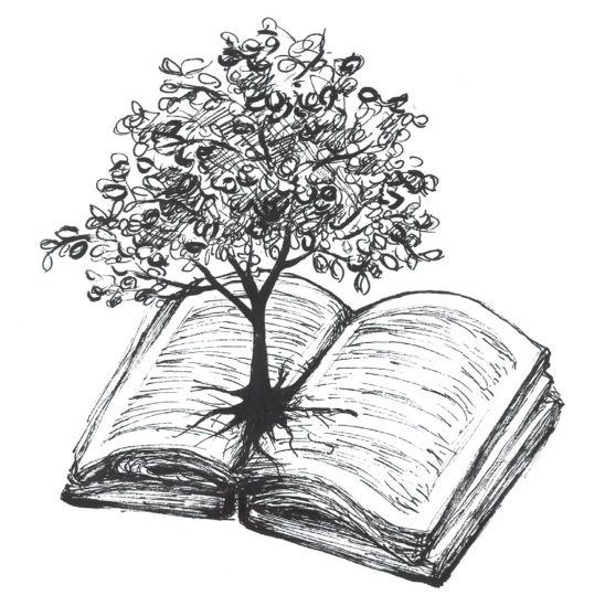 tree on book