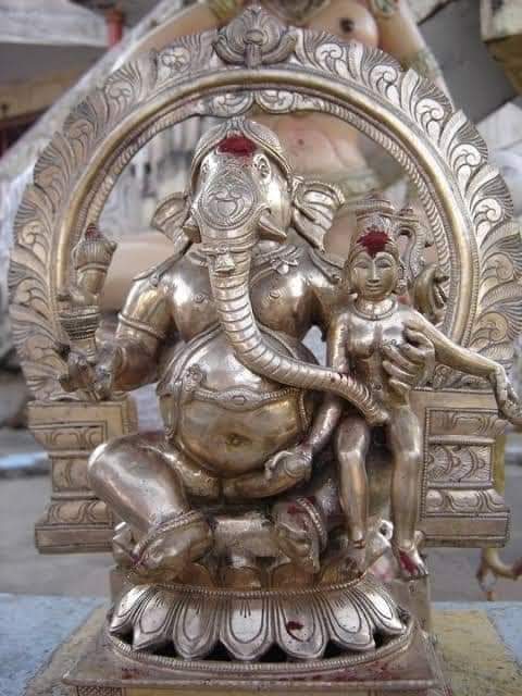 vinayagar with girl