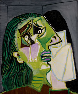 woman weeping