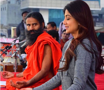 ramdev and shilpa shetty