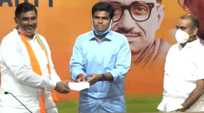 annamalai joins bjp