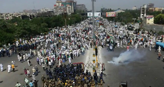 farmers protest