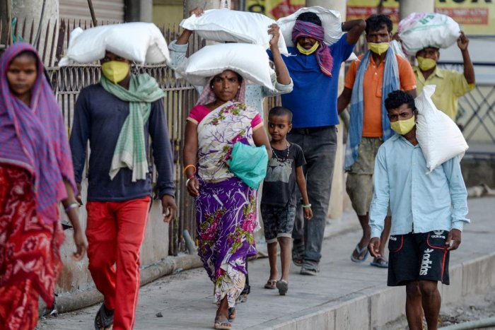 migrant workers long march