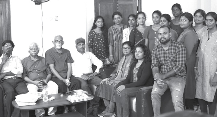 v arasu with eelam scholars
