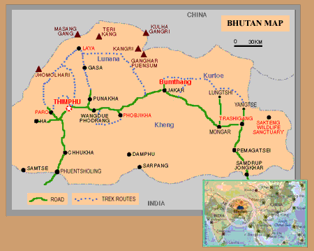 Bhutan_Map