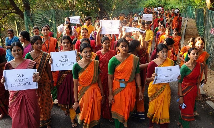 kalashetra students agitation 700