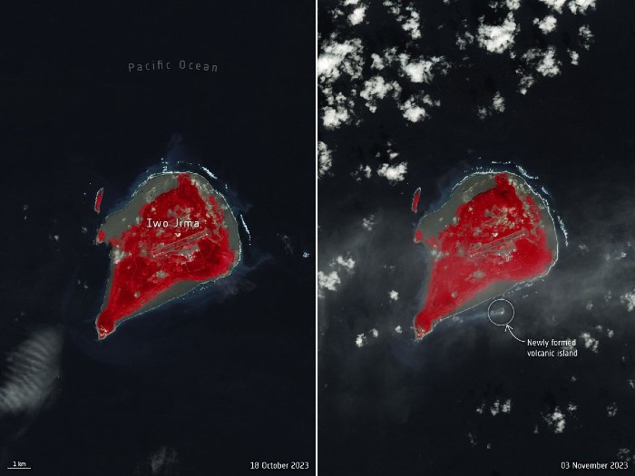 volcanic island
