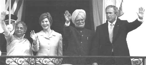 Bush and Manmohan Singh