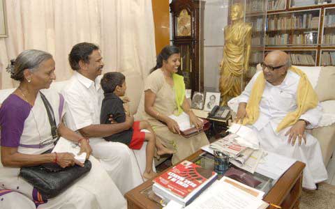 Thiyagu, Tamarai, Karunanidhi and Krushangini