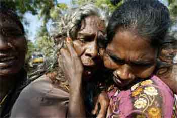 Tsunami victims