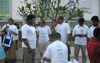 Oh podu movement in Vadapalani