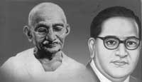 Gandhi and Ambedkar