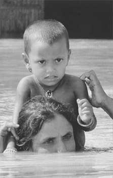 Woman in Flood